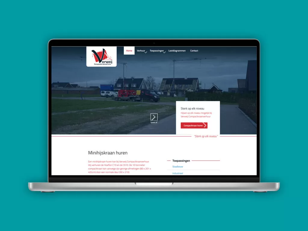 JvD ICT - Verweij Compactkraanverhuur - Fork CMS