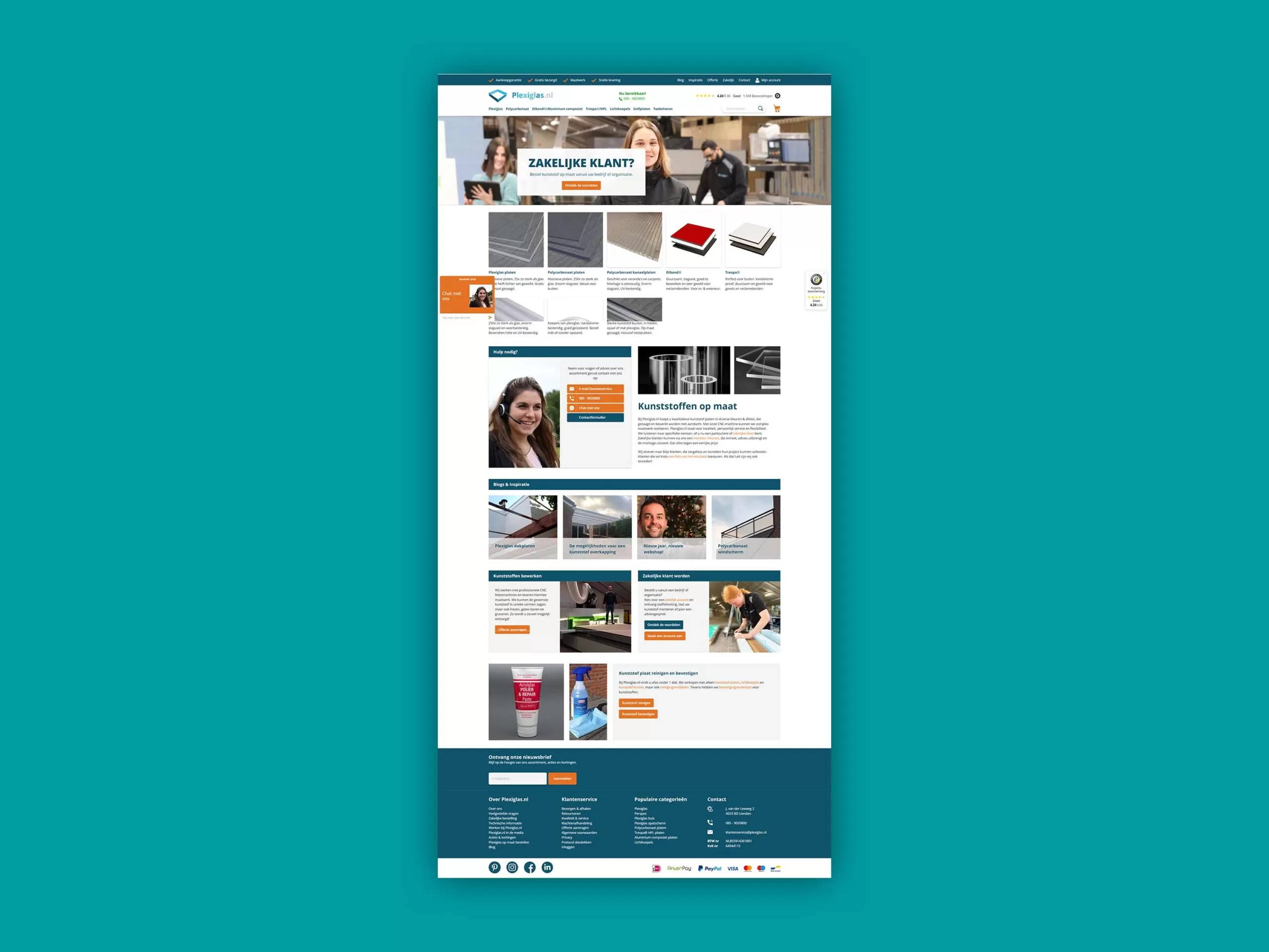 JvD ICT - Plexiglas.nl - Woocommerce Wordpress